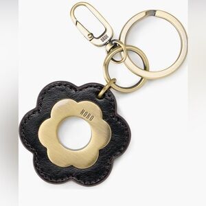 HOBO Black and Gold Floral Key Holder